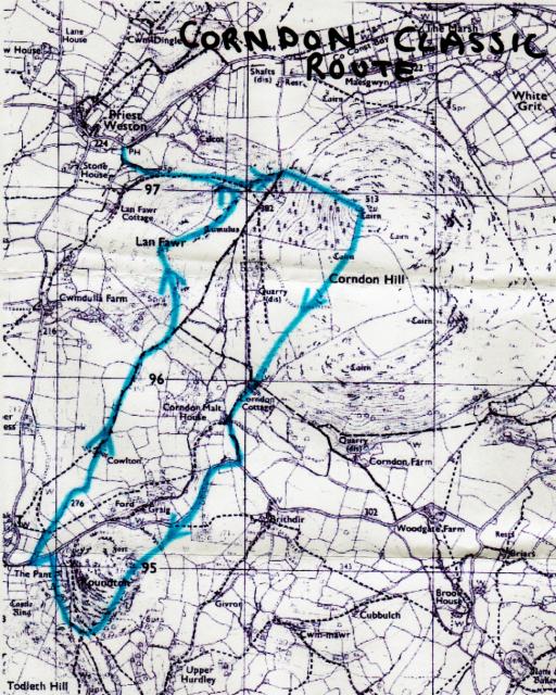 Corndon Classic Route Outline