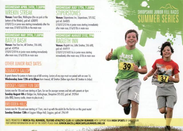 Junior Summer Series Flyer 2013 - side 1